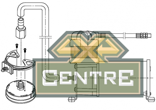 Корпус воздушного фильтра 1/4х1/4