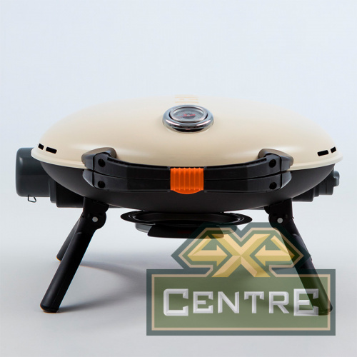 Гриль газовый O-GRILL 700T bicolor черный-кремовый (в комплекте адаптер тип А)