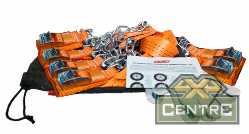 Браслеты противоскольжения "4WD" R16-R21 для шин 205-235 мм в мешке (к-т 6 шт.)