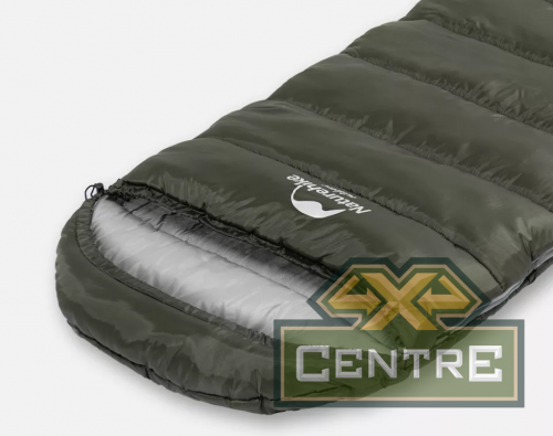 Мешок спальный Naturehike U350S, (190х30)х75 см, (правый) (ТК: -3°C), темно-зеленый