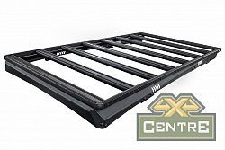 Багажник экспедиционный (платформа) алюминиевый РИФ 1150x2080 мм для Toyota Land Cruiser Prado 120 (с крепежом)