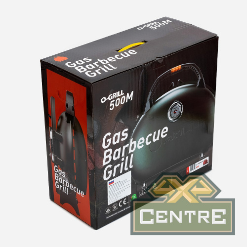 Гриль газовый O-GRILL 500MT bicolor черный-золото (в комплекте адаптер тип А)