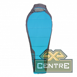 Мешок спальный BTrace Zero S size Левый, (Серый/Синий) (ТК: +5°C)