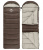 Мешок спальный Naturehike U150, 220х75 см, (ТК: +11°C), правый, серый