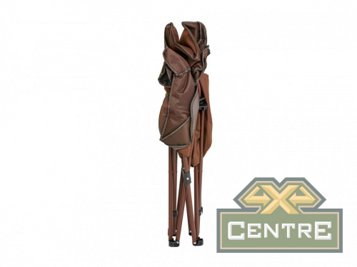 Кресло NISUS складное (коричневый) 140 кг.