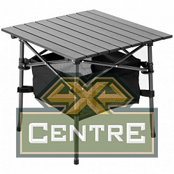 Стол складной Premier 55x55x50см., реечная столешница алюминий, с отделением под посуду