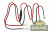 Розетка USB 2 QC 3.0 с вольтметром для Nissan 30x22х38