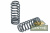 пружины риф задние toyota land cruiser prado 90/95 +200 кг лифт 2"