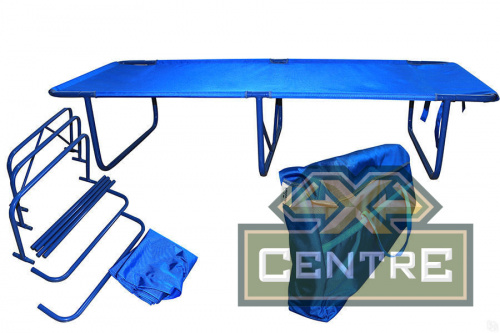 Раскладушка туристическая, в чехле "Т.И.Ш.Ь" П3, 1800*650*380 мм, нагрузка 150кг. синий