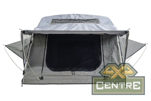 Палатка на крышу автомобиля РИФ Soft RT01-160, тент серый, 400 гр., 160х120х30 см,