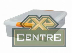 Короб для хранения IRIS THIN BOX 34л, прозрачный