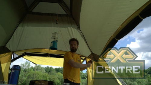 Шатёр автомат Maverick Cosmos 400 (хаки/желто-горчичный)