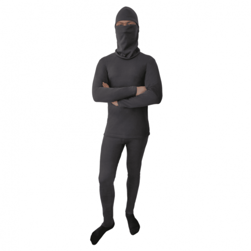 Термобелье комплект Btrace Mild Fleece (Футболка с длинными рукавами + кальсоны), S (42-44) Черный
