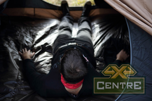 Палатка-автомат туристическая Maverick Comfort Solar Control (светло-коричневый / зеленый)