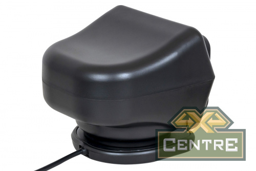 Фара-искатель 12V 60W LED с дистанционным управлением, черный,цок-H3 (180х180х175мм) на магните
