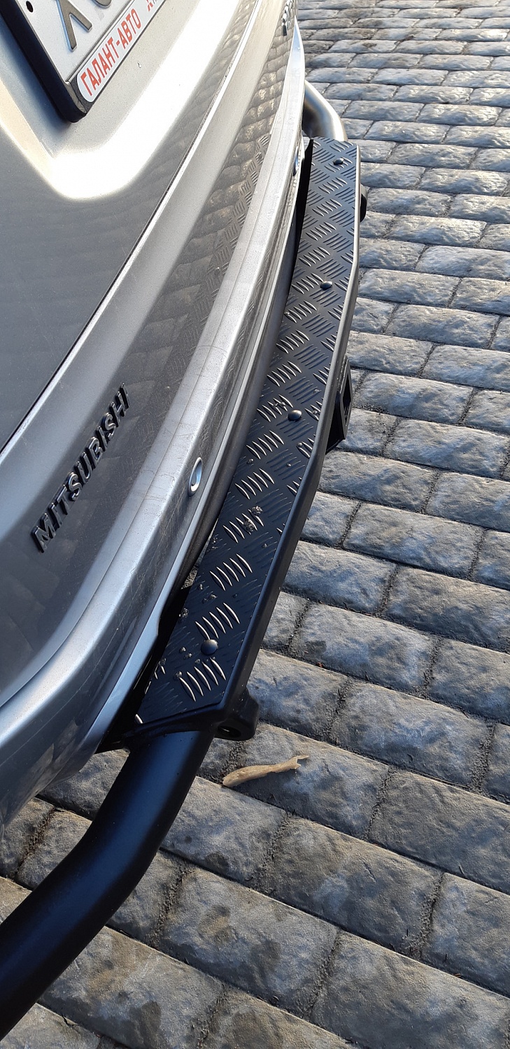 Новый силовой задний бампер РИФ для Mitsubishi Pajero Sport 2015+!