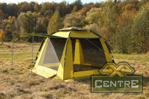 Шатёр автомат Maverick Fortuna 300 (хаки/желто-горчичный)