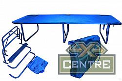 Раскладушка туристическая, в чехле "Т.И.Ш.Ь" П2, 2000*750*240 мм, нагрузка 150кг. синий