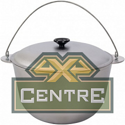 Казан походный с крышкой, 6 л, силумин, диаметр 26 см.