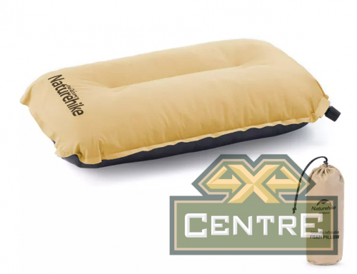 Подушка самонадувающаяся Naturehike 46х27х9,5 см (Желтый)