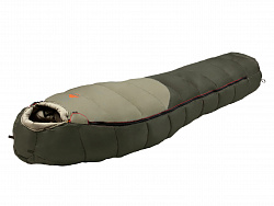 Мешок спальный ALEXIKA Aleut Compact, туристический, для низких температур, малой длины, oliv, левый