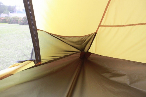 Пристройка к шатру Fortuna 300 и внутренняя палатка (хаки/желто-горчичный)