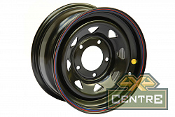 Диск OFF-ROAD-WHEELS УАЗ стальной черный 5x139,7 7xR15 d110 ET0 (треуг. мелкий)