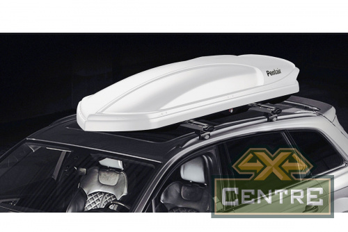 Бокс автомобильный на крышу Pentair COBRA 420L белый глянец, двусторонний