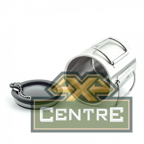 Термокружка "СЛЕДОПЫТ", с крышкой, складные ручки, 280 мл