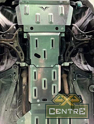 Защита РИФ радиатора, картера, РК, КПП для JEEP GRAND CHEROKEE WK2 2011-2019, алюм. 8 мм