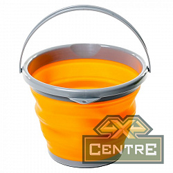 Ведро складное силиконовое Tramp 10 л (оранжевый)