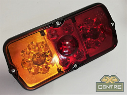 Фонарь задний УАЗ LED герметичный с доп.противотум.огнем Ж/К