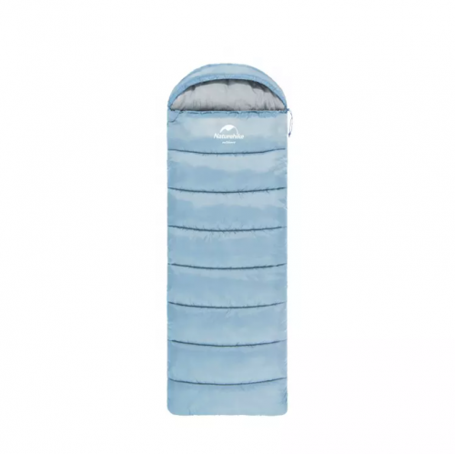 Мешок спальный Naturehike U150, 220х75 см, (ТК: +11°C), правый, голубой