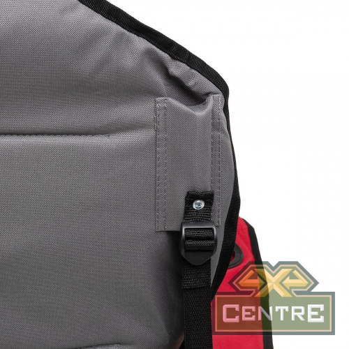 Кресло NISUS складное (серый/красный/черный)