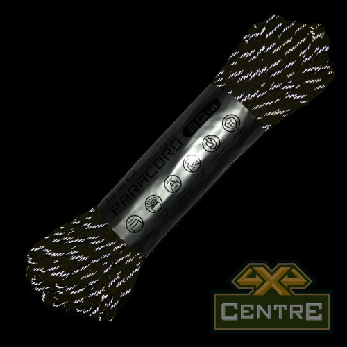 Паракорд 550 CORD nylon 30м световозвращающий (army green)