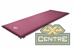 Коврик самонадувающийся ALEXIKA ALPINE PLUS 80 burgundy red, 198x76x7,5 см. (Красный)