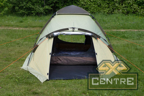 Палатка-автомат туристическая Maverick Comfort Solar Control (светло-коричневый / зеленый)