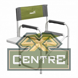 Кресло директорское HELIOS с откидным столиком (серый/зеленый)