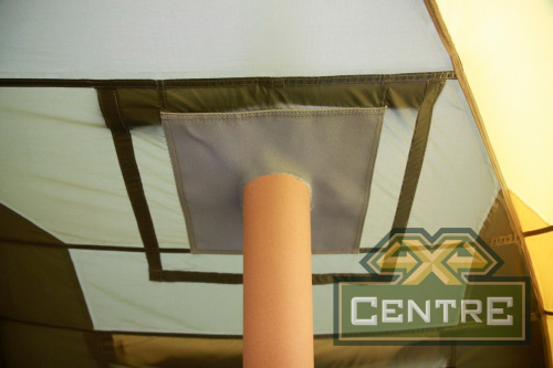 Палатка автомат всесезонная 4 Season Thermal, цвет хаки/желтый