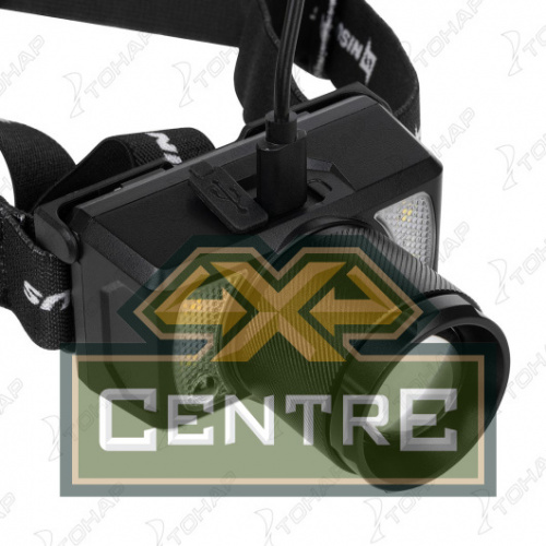 Фонарь налобный NISUS сенсорный 800 LM, IP43, USB