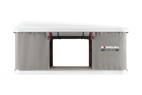 Палатка на крышу автомобиля AUTOHOME MAGGIOLINA AIRLANDER PLUS SMALL, серый тент, лестница 215 мм