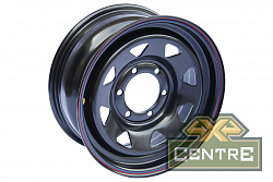 Диск OFF-ROAD-WHEELS Toyota/Nissan стальной черный 6x139,7 7xR16 d110 ET+30 (треуг. мелкий)