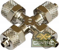 Соединение крестообразное 6/4 под гибкую трубку