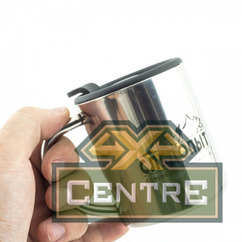 Термокружка "СЛЕДОПЫТ", с крышкой, 200 мл.