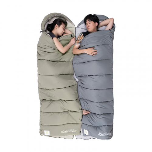 Мешок спальный Naturehike Evenlope M180, (190+30)х80 см, (правый) (ТК: +12°C), серый