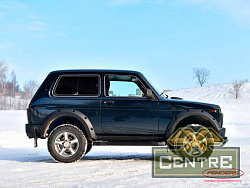 Расширители колёсных арок ВАЗ НИВА 4X4 URBAN 3D (передние 70 мм, задние 70 мм)