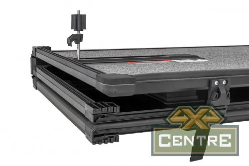 Крышка кузова Dodge Ram 2019, трёхсекционная, алюминиевая, черная (5,8 ft)