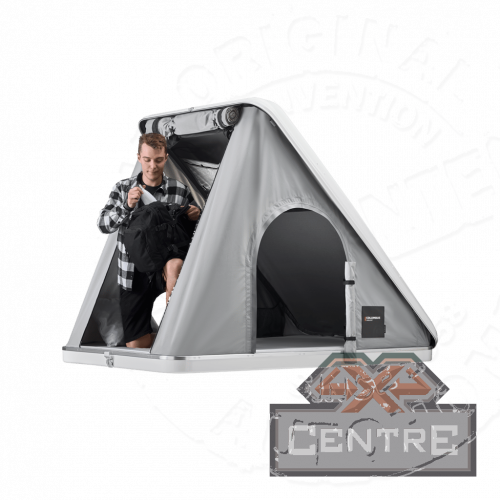 Палатка на крышу автомобиля AUTOHOME COLUMBUS VARIANT X-LARGE, тент серый, лестница 215 мм