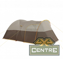 Палатка Naturehike KOTA 6, 6-местная, алюминиевый каркас, серо-коричневая