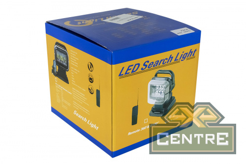 Фара-искатель 12V 50W LED с дистанционным управлением, черный (200х240х200мм)